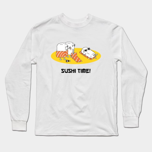 Sushi Time! Long Sleeve T-Shirt by Printadorable